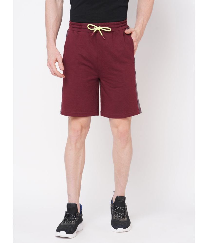    			Fitz - Red Cotton Men's Shorts ( Pack of 1 )