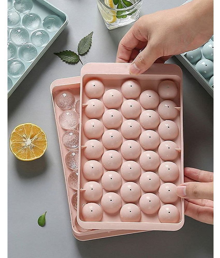     			Gatih Round Ice Tray 33 Mini IceCube Ice Machine Cleaner Block Ice Cube Tray Ice Ball Maker Mold, 1 Pc Tray-Ice 33 no.s