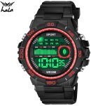 Hala - Black Silicon Digital Men's Watch