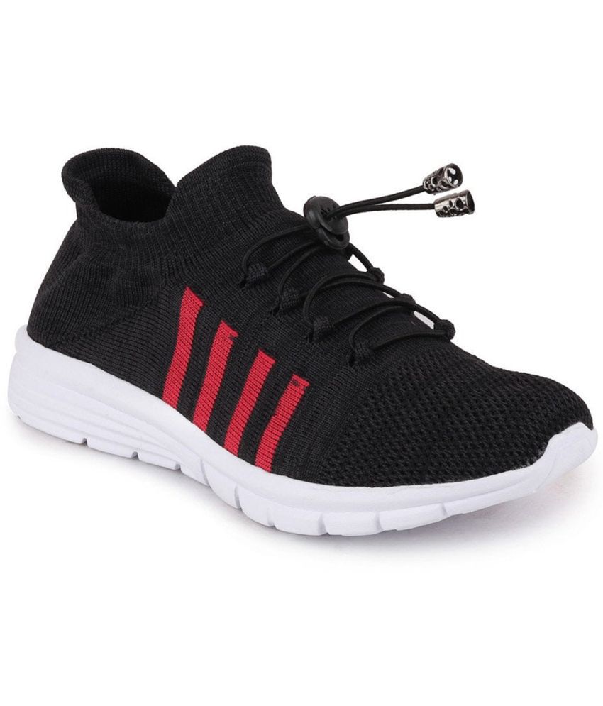     			Fausto - Black Men's Sports Running Shoes