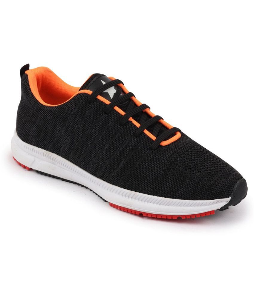     			Fausto - Black Men's Sports Running Shoes