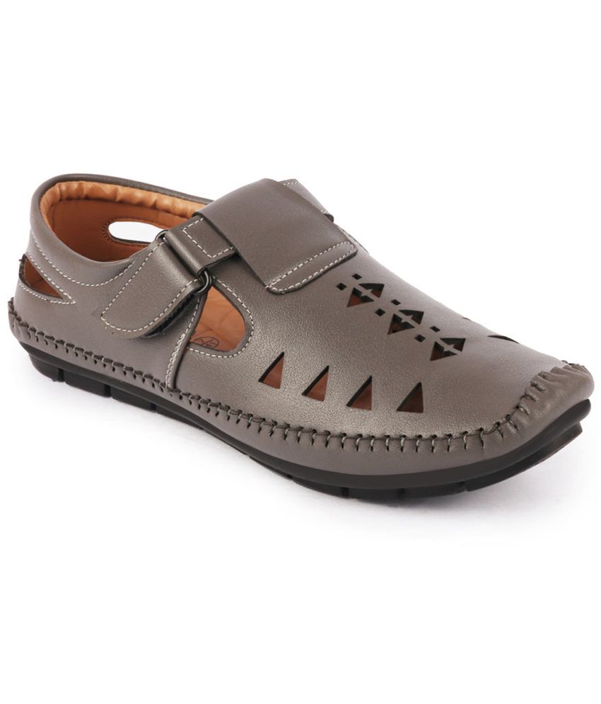     			Fausto - Grey Men's Sandals