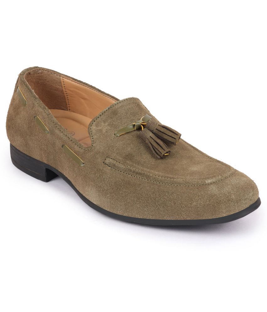     			Fausto - Olive Men's Tassel