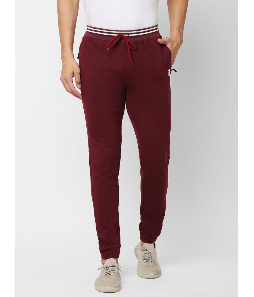    			Fitz - Wine Cotton Blend Men's Joggers ( Pack of 1 )