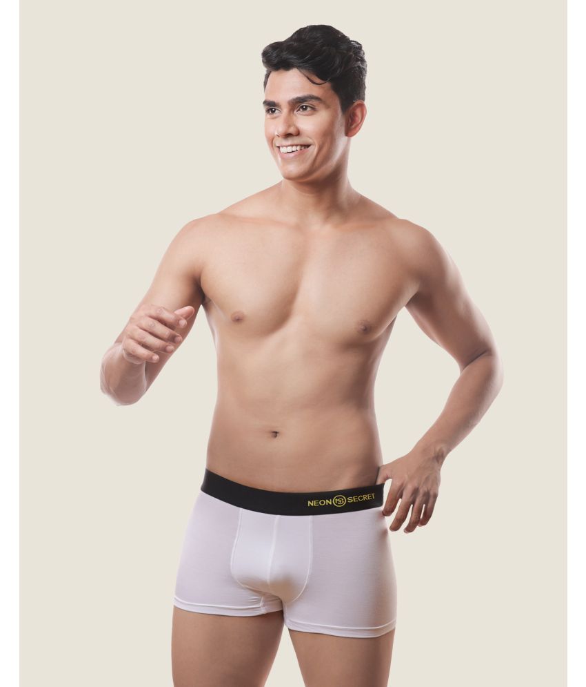     			NEONSECRET Modal Men's Trunks ( White )