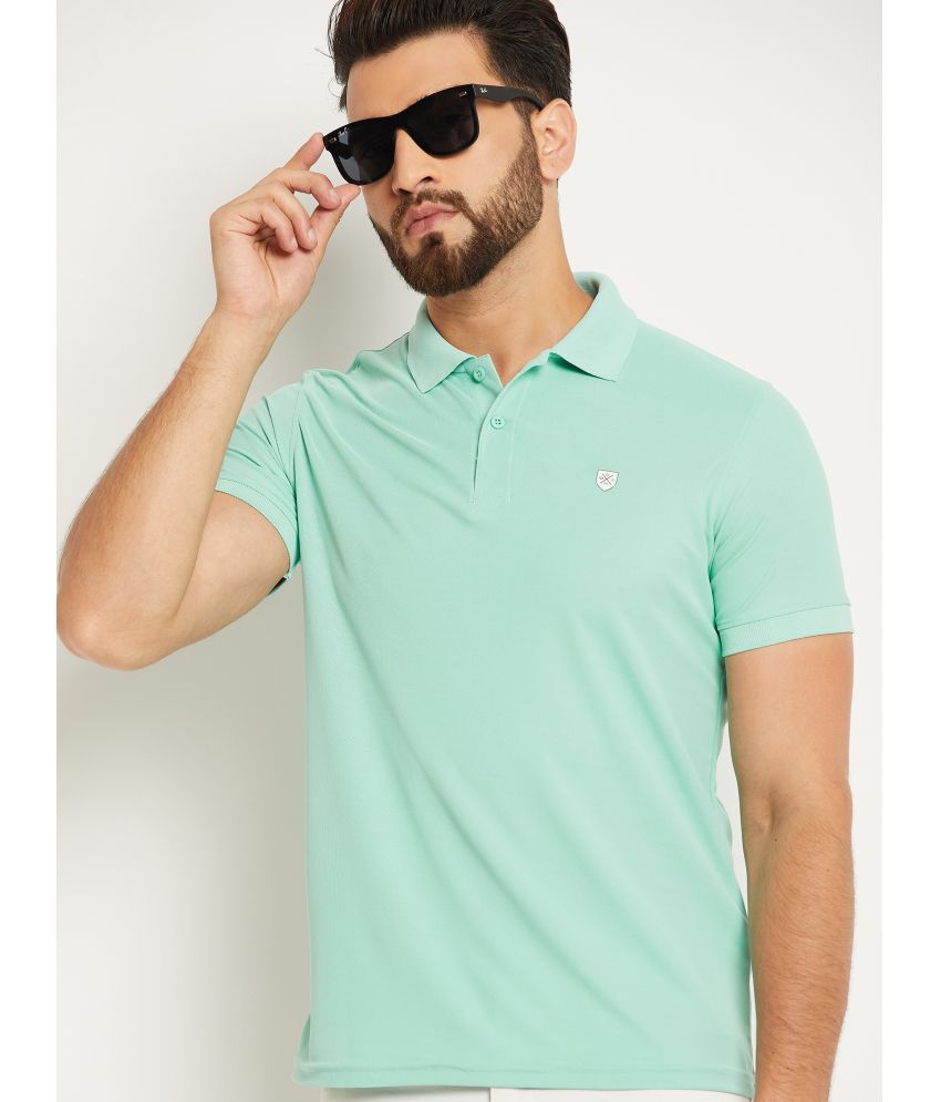     			OGEN - Mint Green Cotton Blend Regular Fit Men's Polo T Shirt ( Pack of 1 )