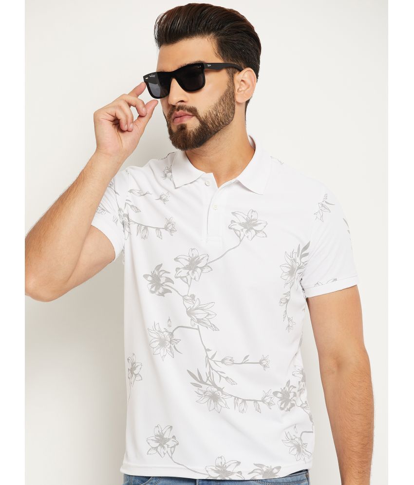     			OGEN - White Cotton Blend Regular Fit Men's Polo T Shirt ( Pack of 1 )