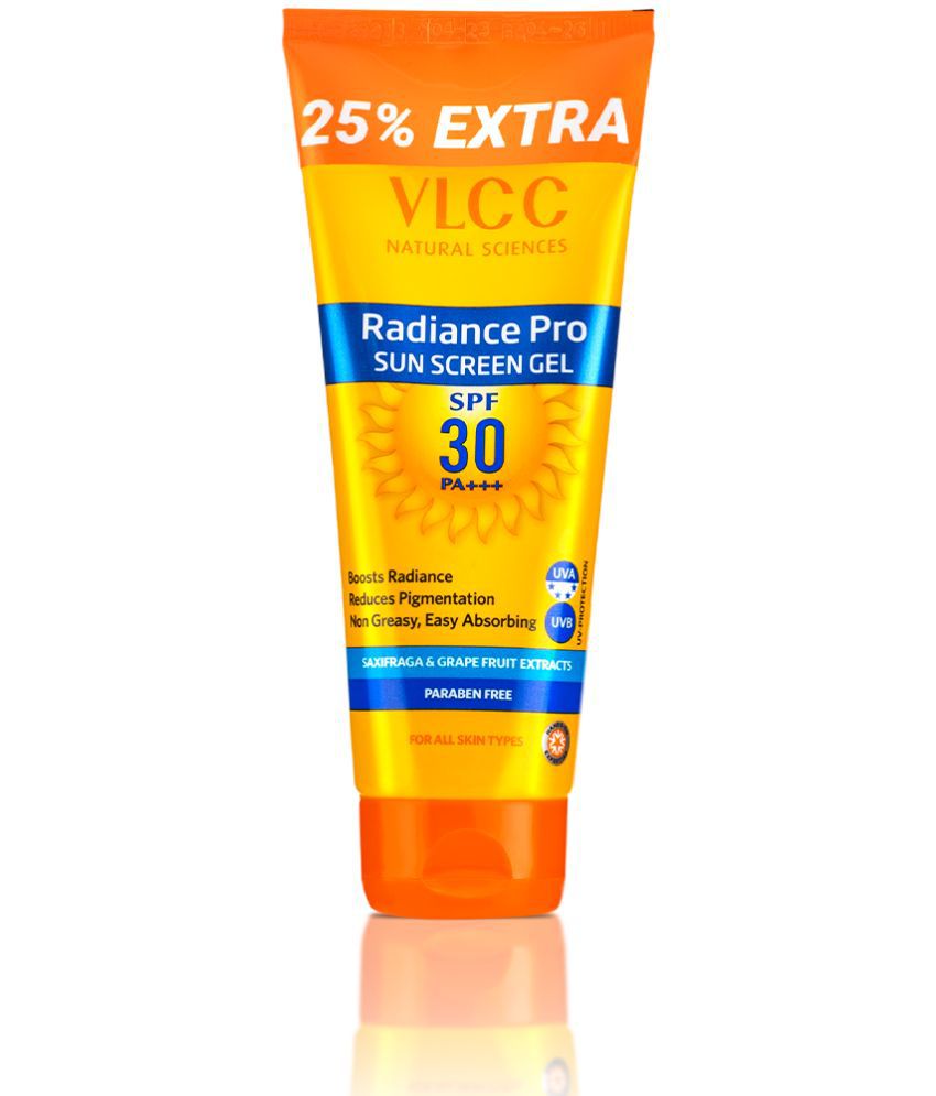     			VLCC Radiance Pro SPF 30 PA+++ Sunscreen Gel, 100 g with 25 g Extra