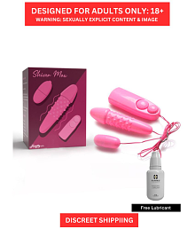 Wire Remote Control Vibrator Sex Toys for Women Couple Vibrating Egg Dual Vibrating Wearable G Spot Dildo Vibrator with Clit Stimulator... BY KAAMYOG