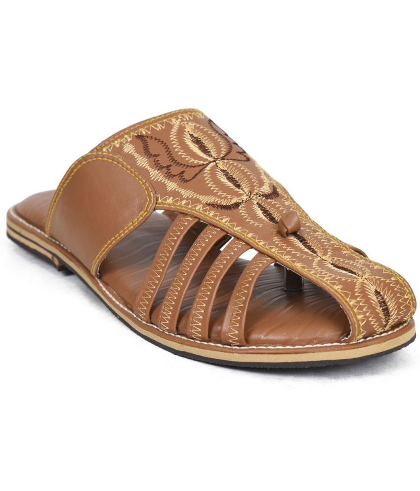     			Ajanta - Beige Men's Mule