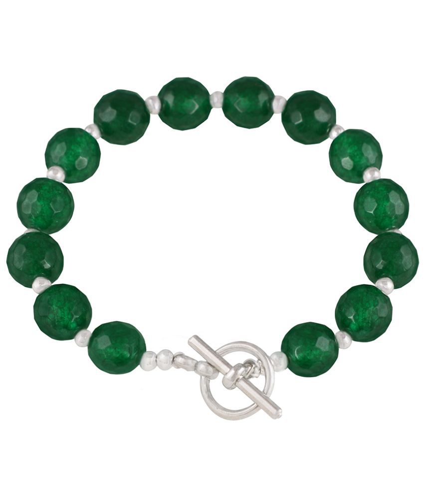     			JFL - Jewellery For Less - Green Bracelet ( Pack of 1 )