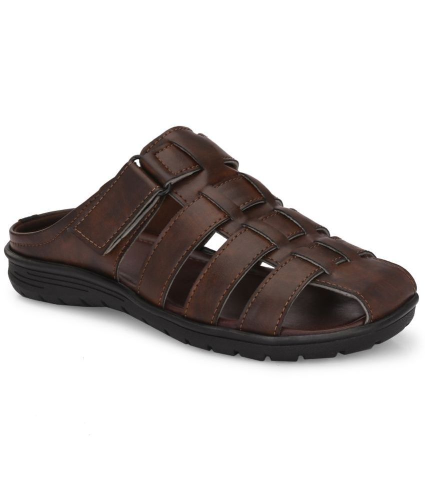     			Leeport - Brown Men's Sandals