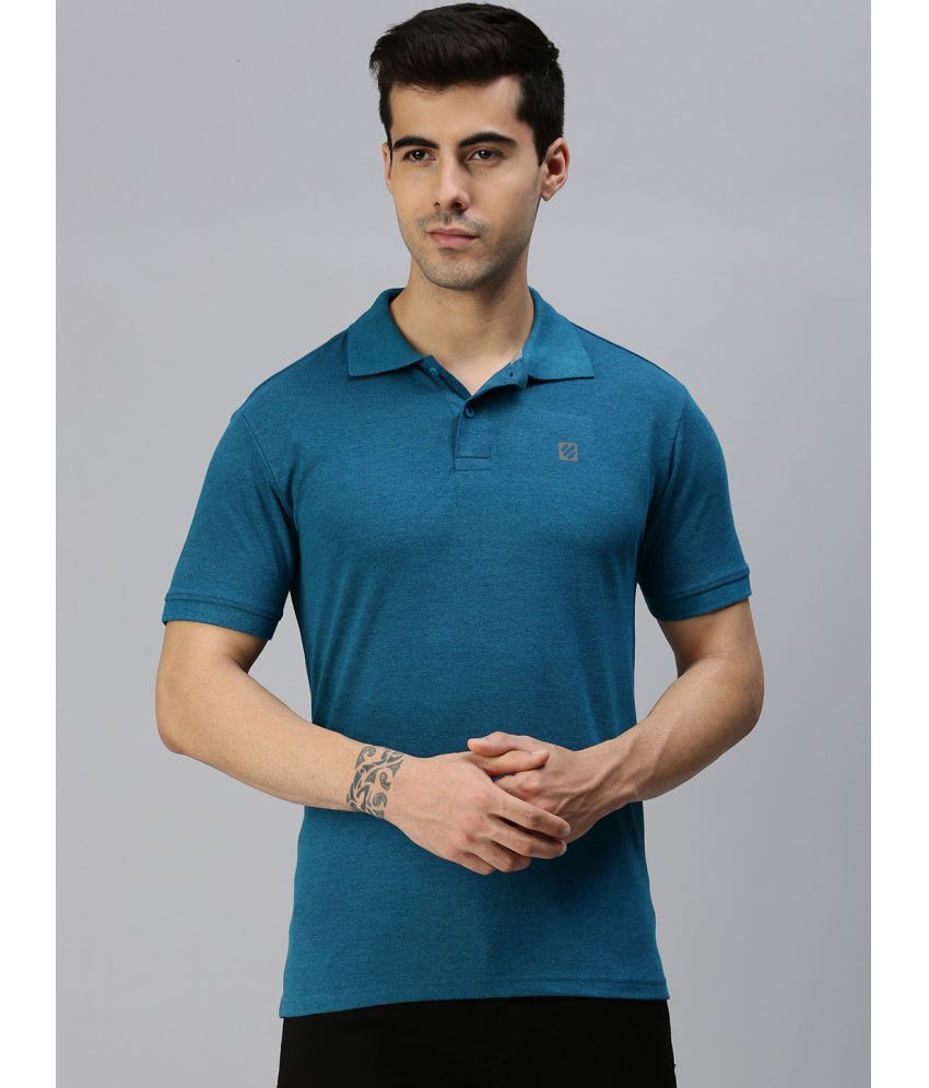     			ONN - Blue Cotton Regular Fit Men's Polo T Shirt ( Pack of 1 )