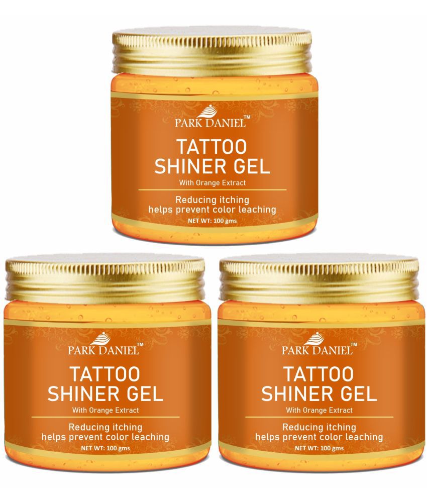     			Park Daniel Tattoo Shiner Gel With Orange Extract Permanent Body Tattoo Pack of 3