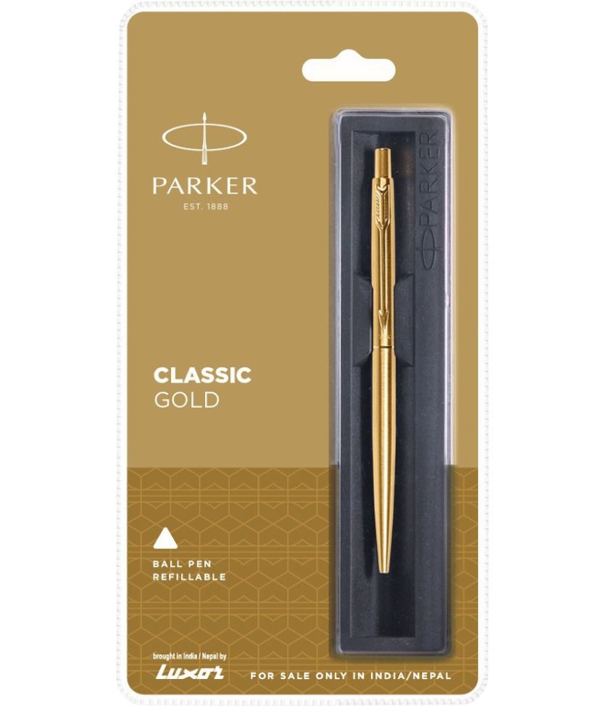     			Parker Classic Stainless Steel Gold Ball Pen