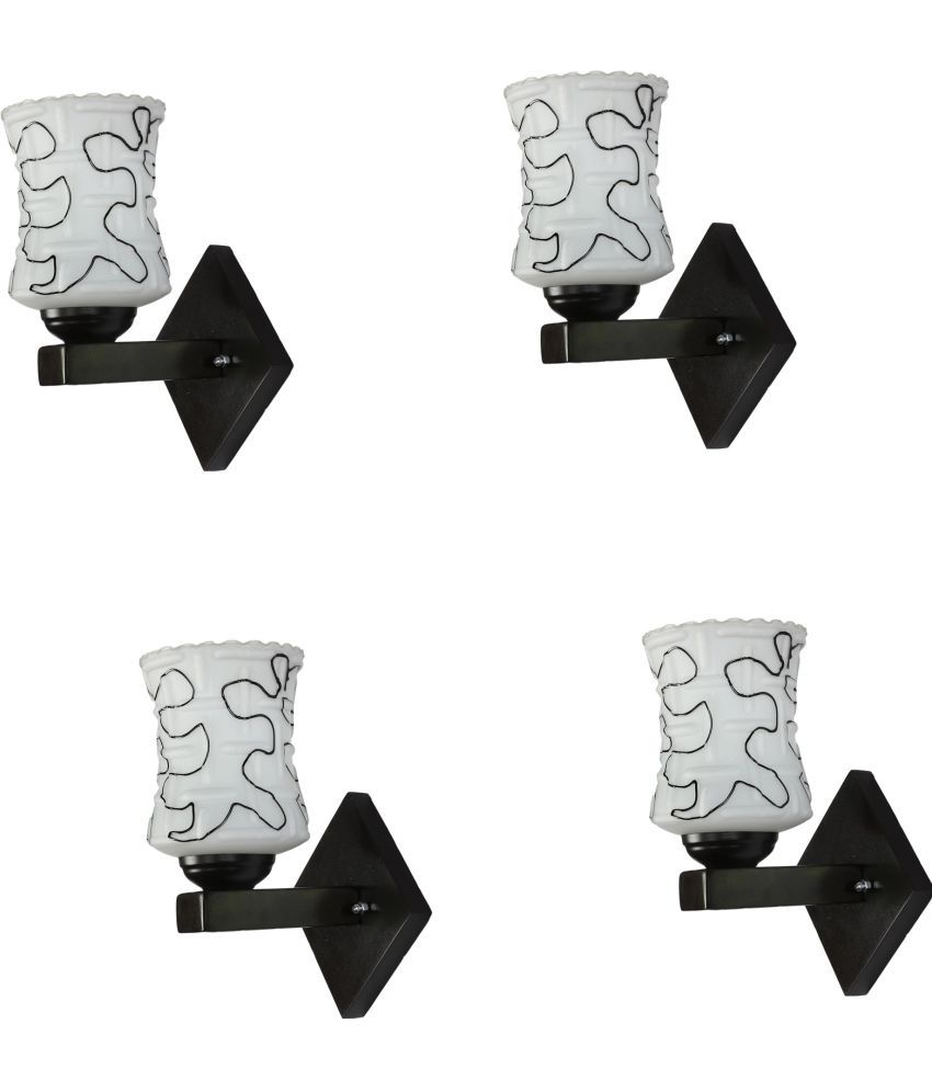     			Somil - Black Wallchiere ( Pack of 4 )