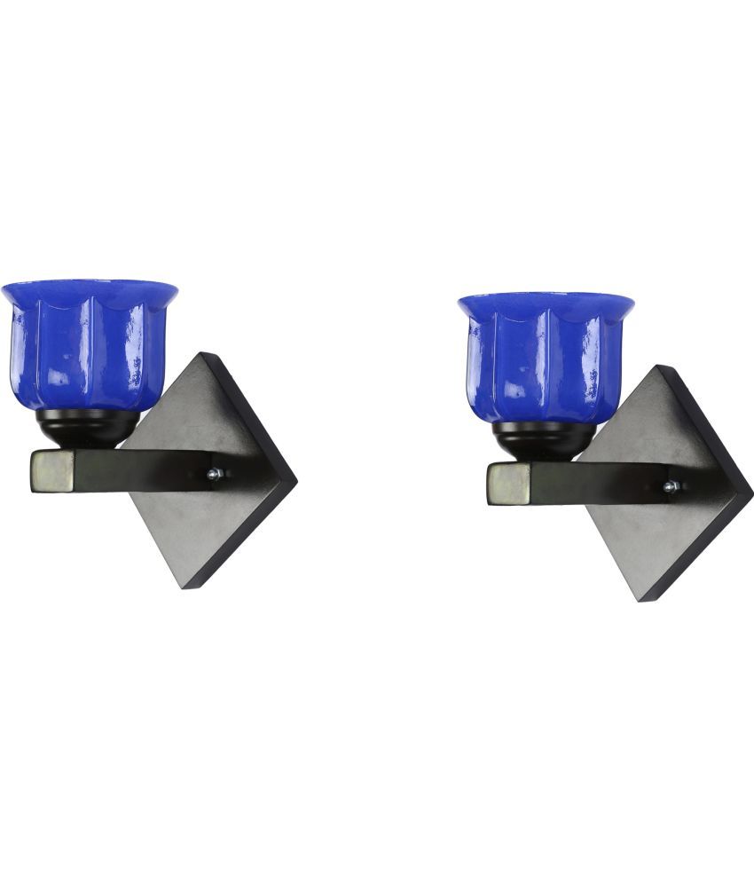     			Somil - Blue Wallchiere ( Pack of 2 )