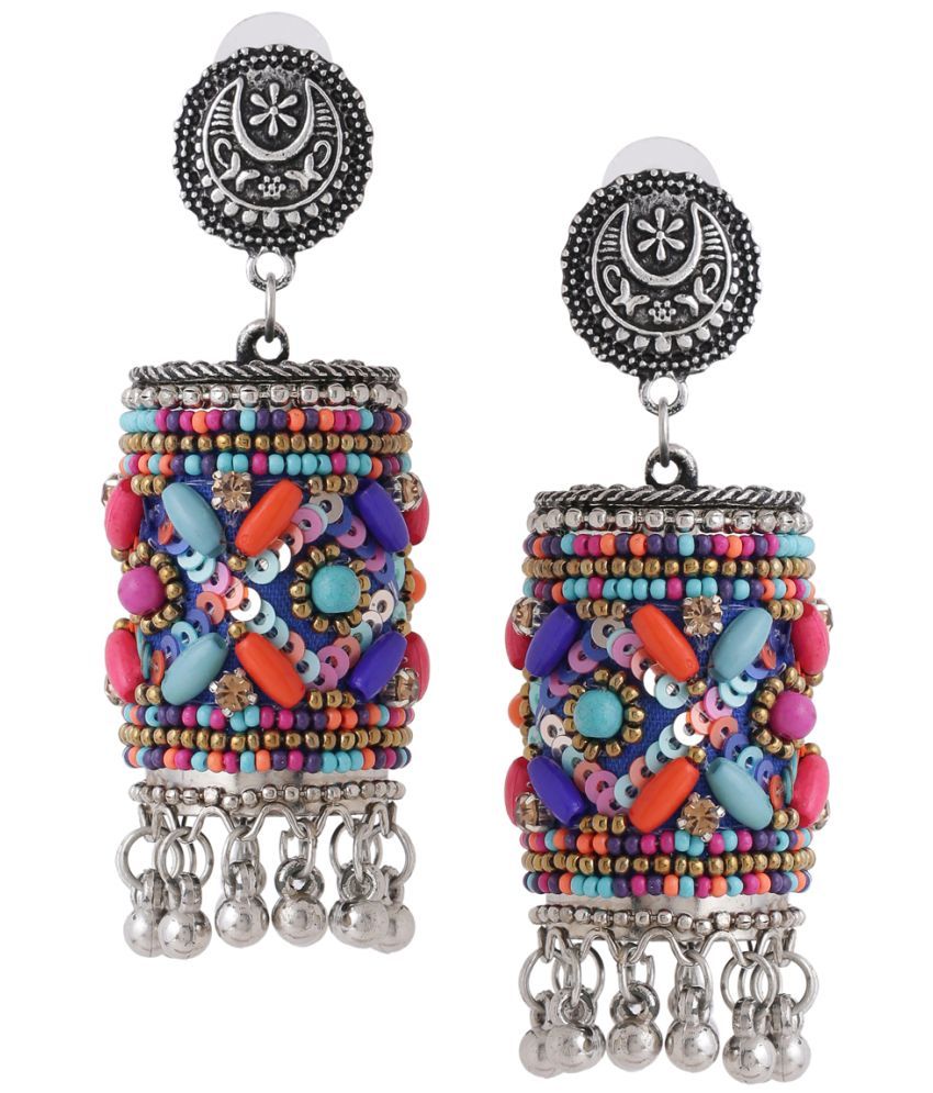     			VIRAASI - Multicolor Jhumki Earrings ( Pack of 1 )