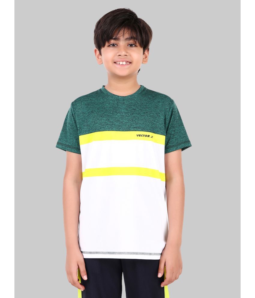     			Vector X Pack of 1 Boys Polyester T-Shirt ( Green )