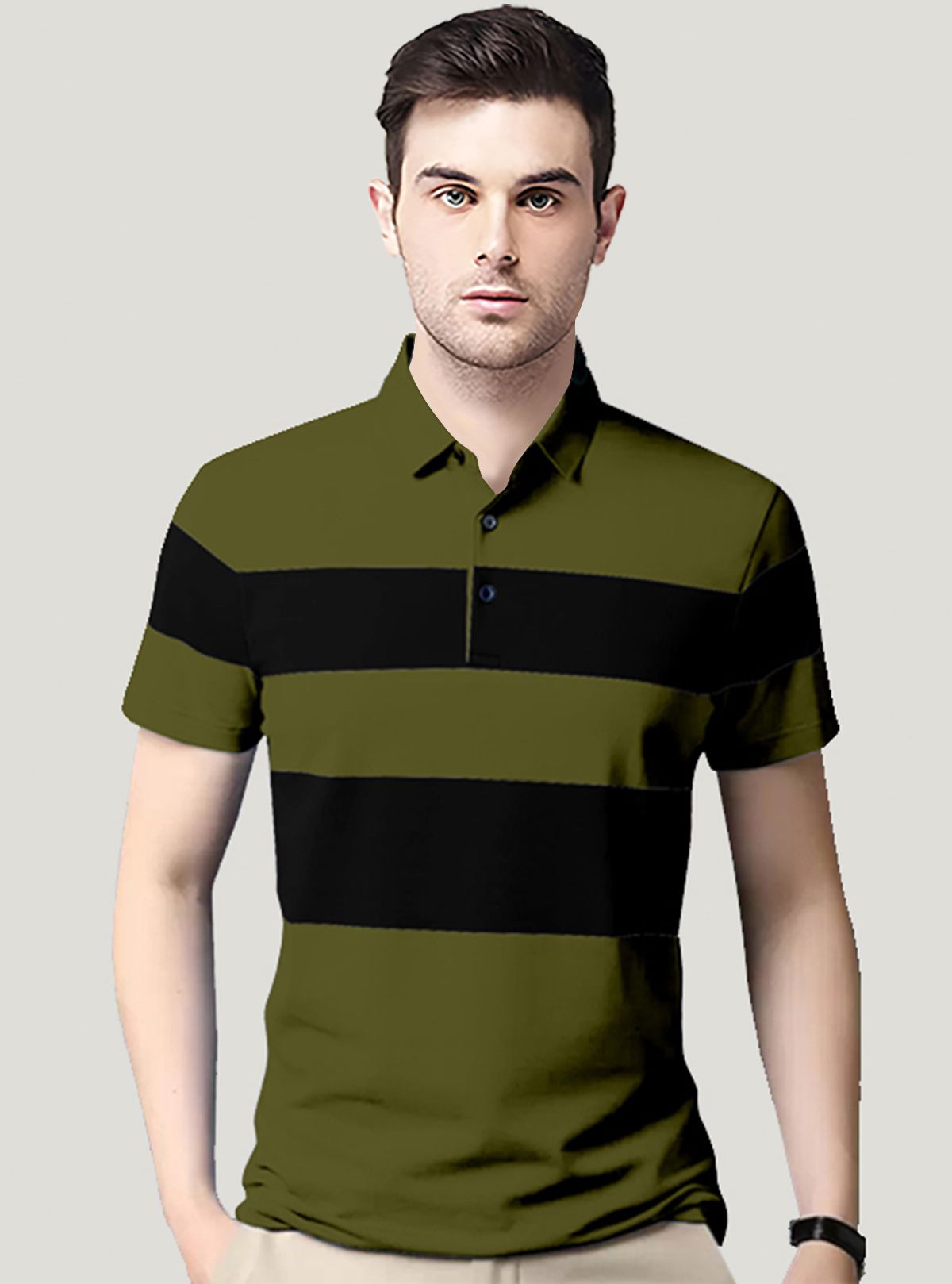     			AUSK - Green Cotton Blend Regular Fit Men's Polo T Shirt ( Pack of 1 )