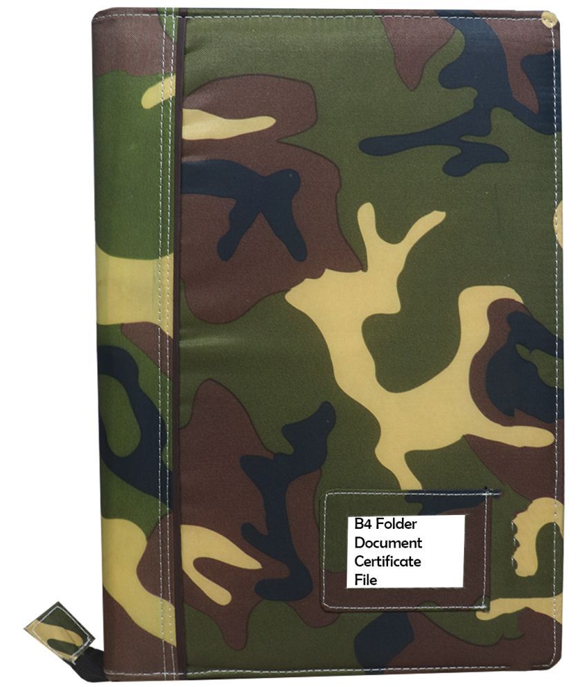     			Kopila - Army Green Certificate File ( Pack of 1 )