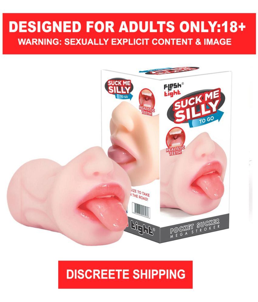     			Male Masturbator Cup 3D Realistic Vagina Mouth Smart Sucking Pump Pocket Pussy