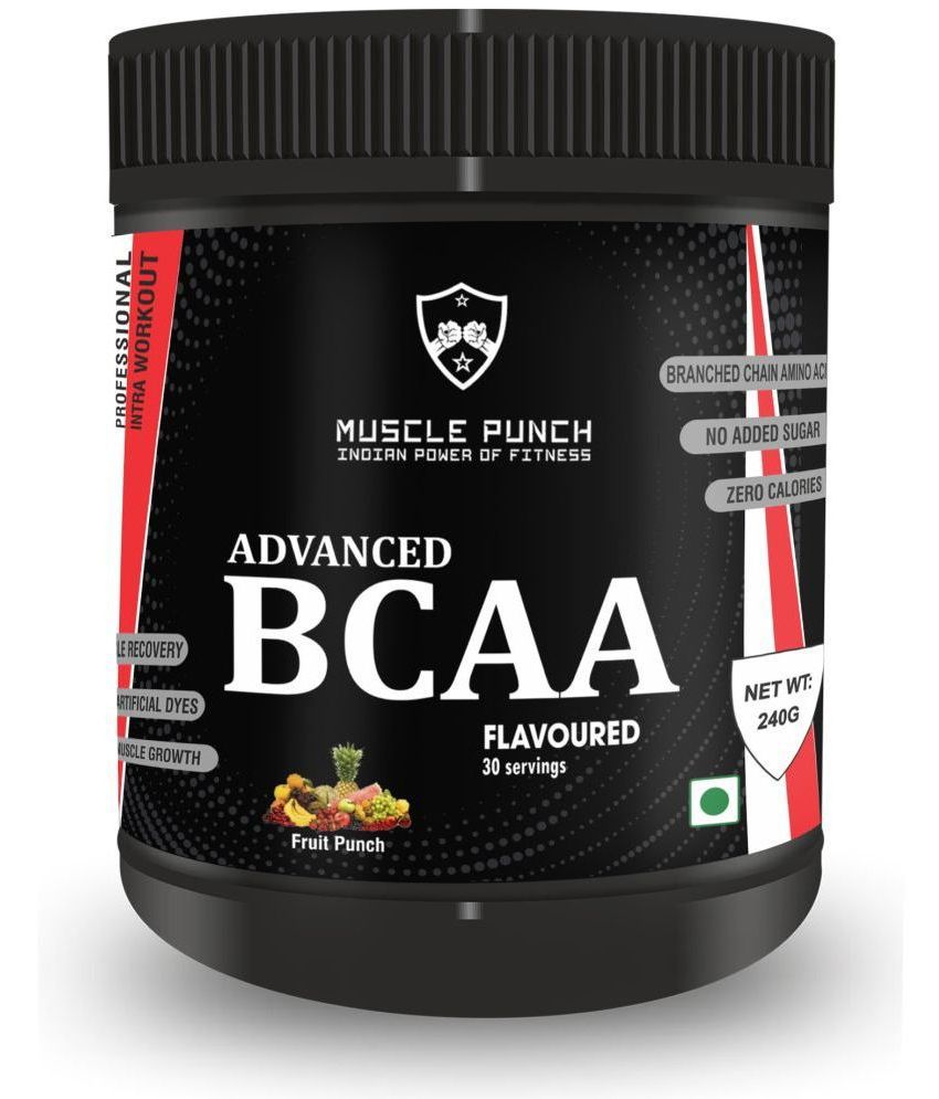     			Muscle Punch Muscle Punch | BCAA 30 Servings | Fruit Punch 240 gm