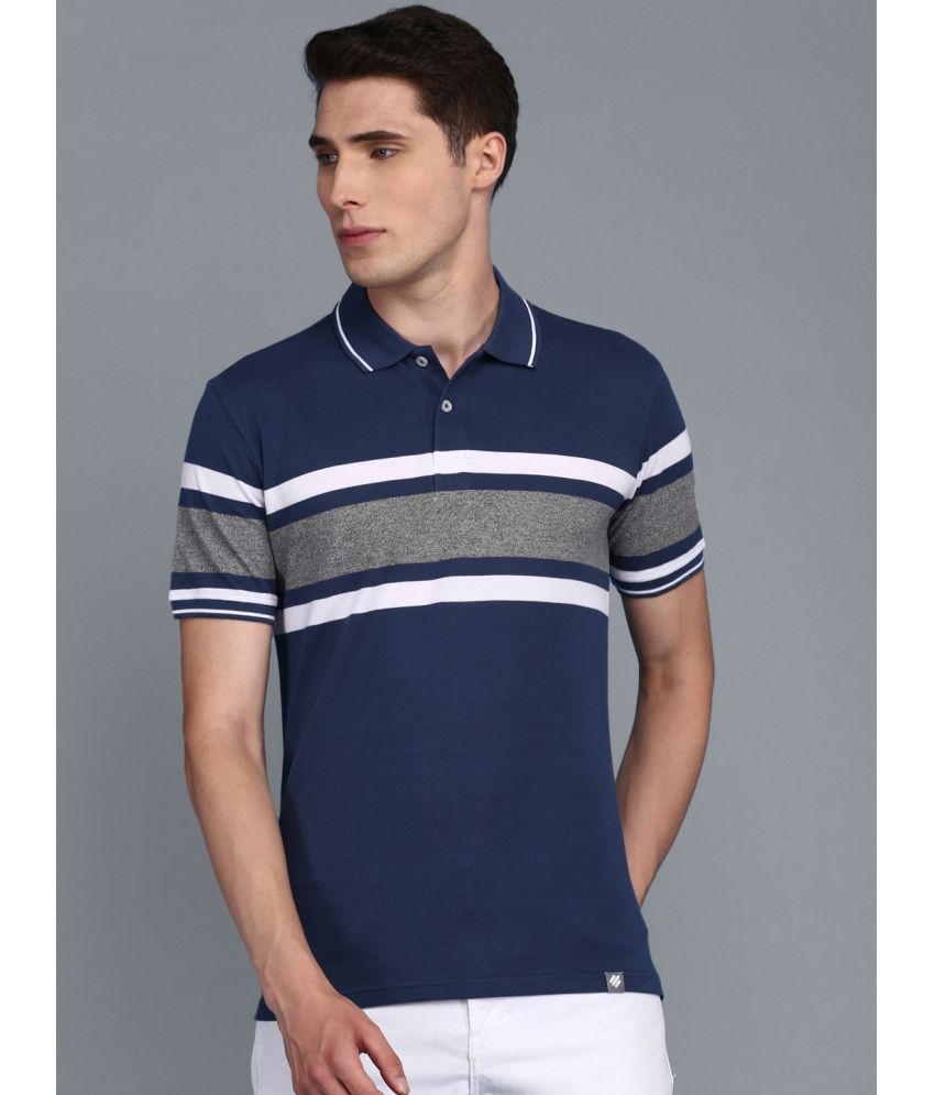     			ONN - Blue Cotton Regular Fit Men's Polo T Shirt ( Pack of 1 )
