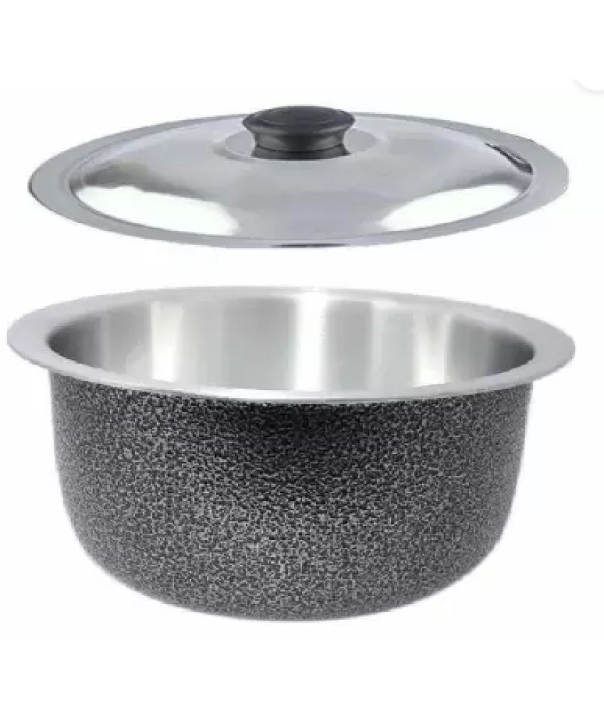     			Carnival - Patila6.5ltr withlid Aluminium Ceramic Pot 6500 ml ( Pack of 1 )