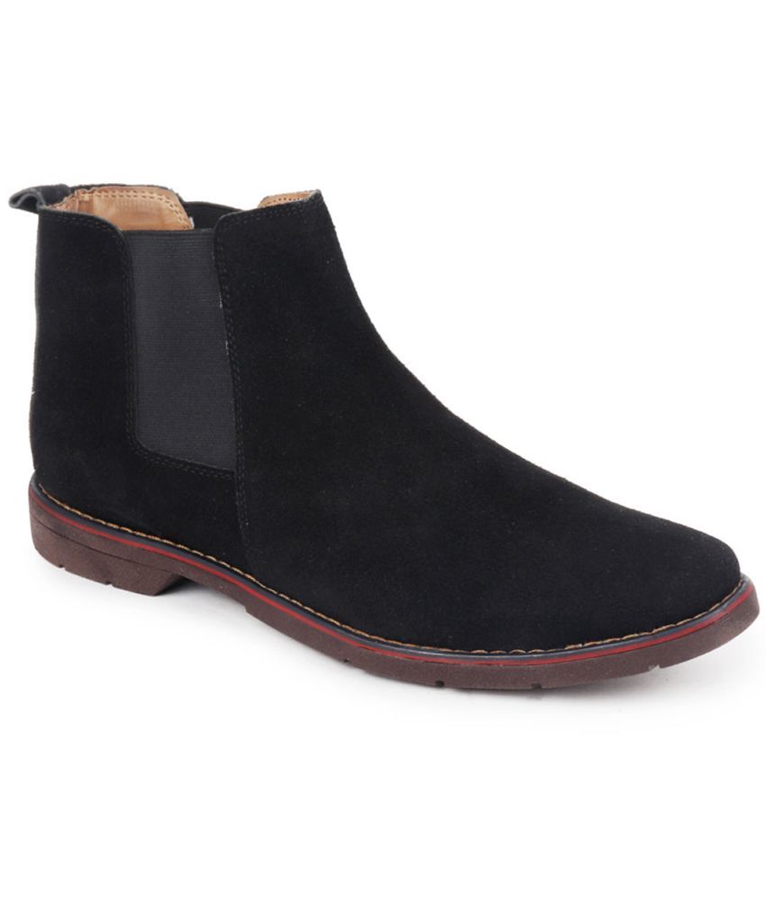     			Fausto - Black Men's Chelsea Boots