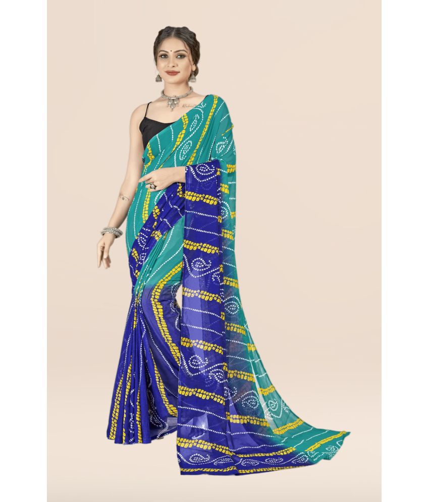     			R K Maniyar - Rama Georgette Saree With Blouse Piece ( Pack of 1 )