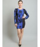 N-Gal - Blue Lycra Women's Bodycon Dress ( Pack of 1 )