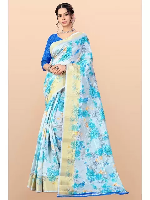 Buy Kashvi sarees Women's Bhagalpuri Georgette Saree  (Combo_1164_1_1610_1_Multicoloured) at Amazon.in