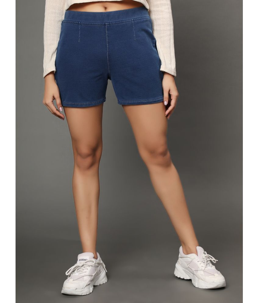     			AngelFab Denim Cut-Offs - Blue