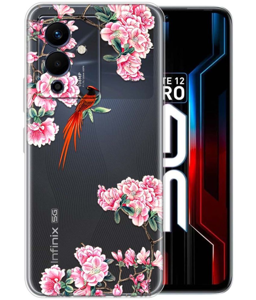     			NBOX - Multicolor Printed Back Cover Silicon Compatible For Infinix Note 12 Pro 5G ( Pack of 1 )