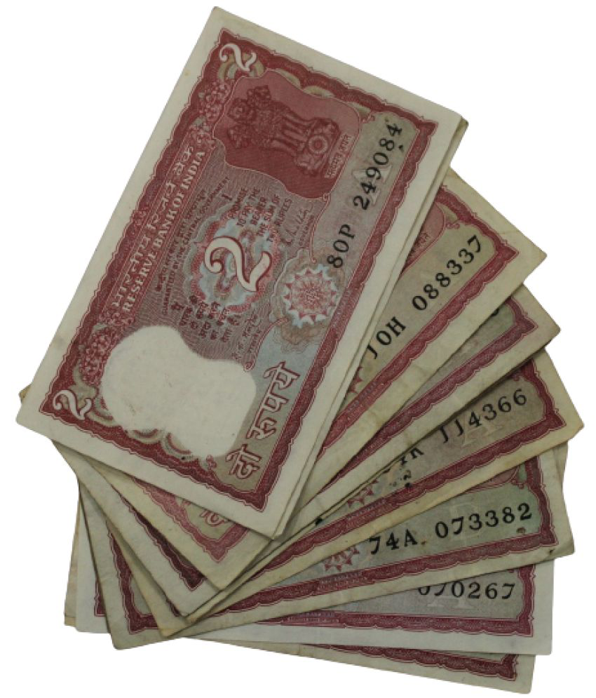     			Numiscart - Set of 12 - 2 Rupees Mix Signs (Tiger) Collectible Old and Rare 12 Banknotes Paper currency & Bank notes
