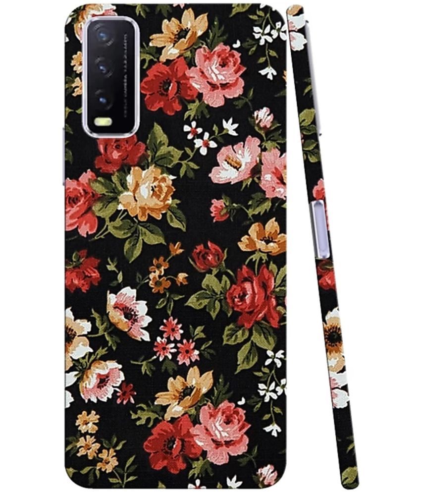     			T4U THINGS4U - Multicolor Printed Back Cover Polycarbonate Compatible For Vivo Y12s ( Pack of 1 )