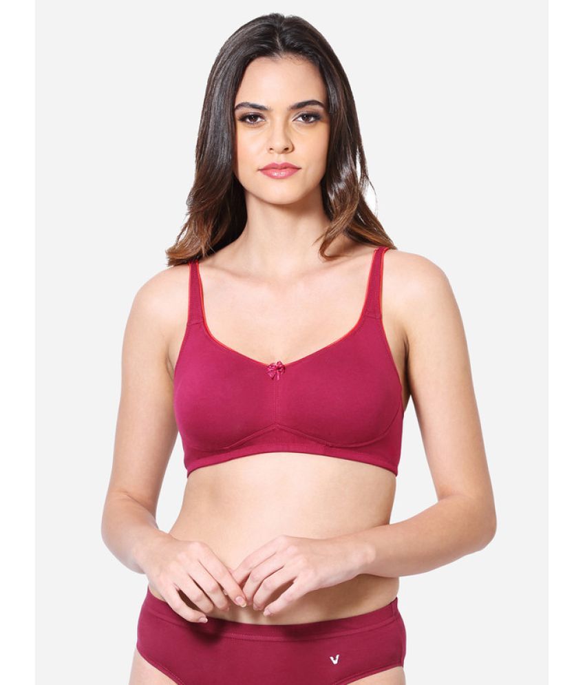     			VStar Cotton Blend Non Padded Women's Everyday Bra ( Red )