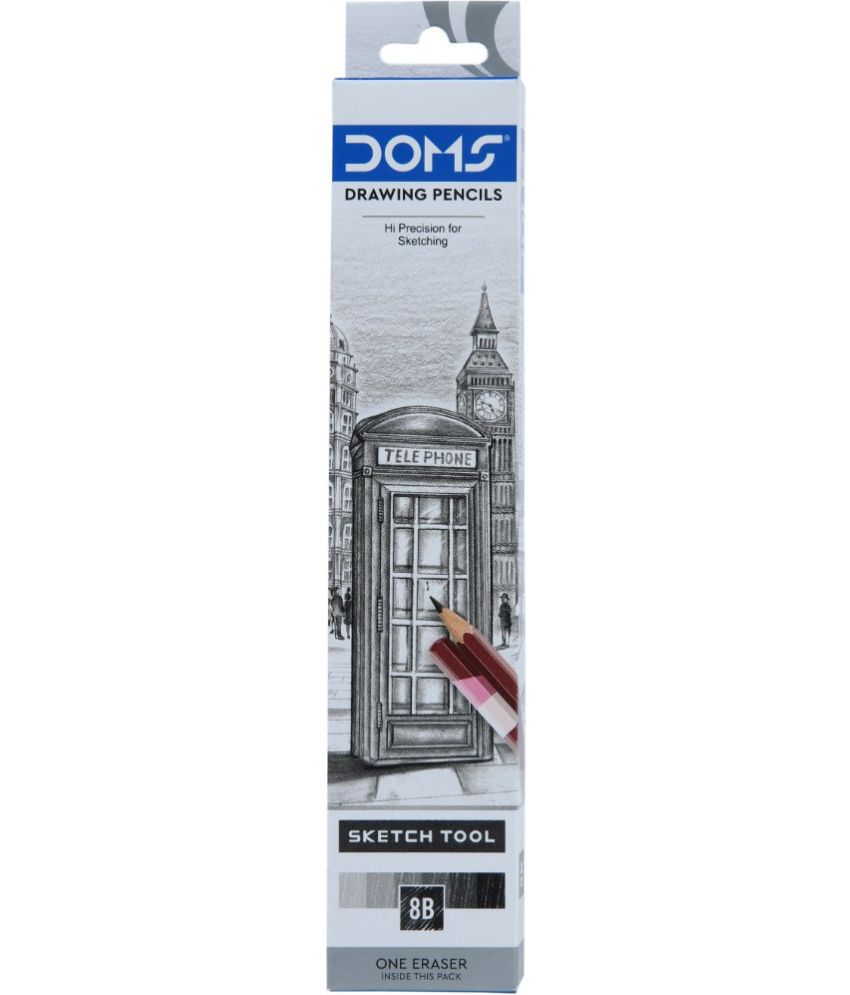     			DOMS Drawing & Sketching 8B Pencil (Pack of 20)