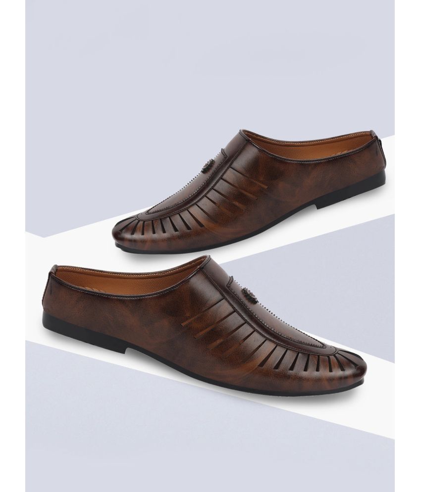     			Fausto - Brown Men's Jutti