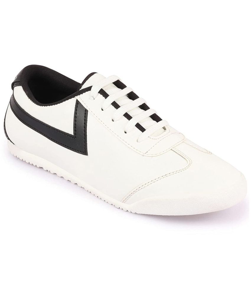     			Fausto - White Men's Sneakers