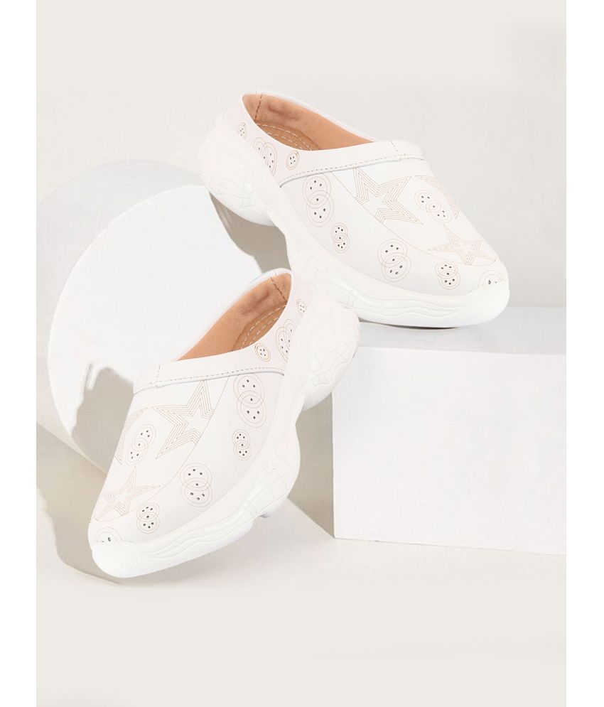     			Fausto - White Women's Slip On