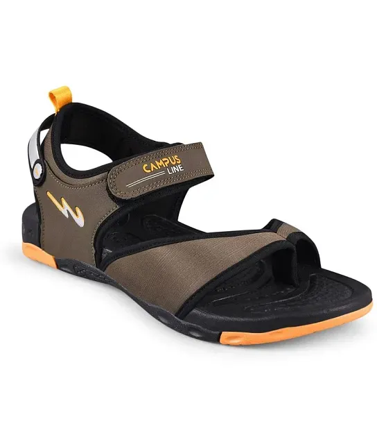 Campus Men's Grey Floater Sandals