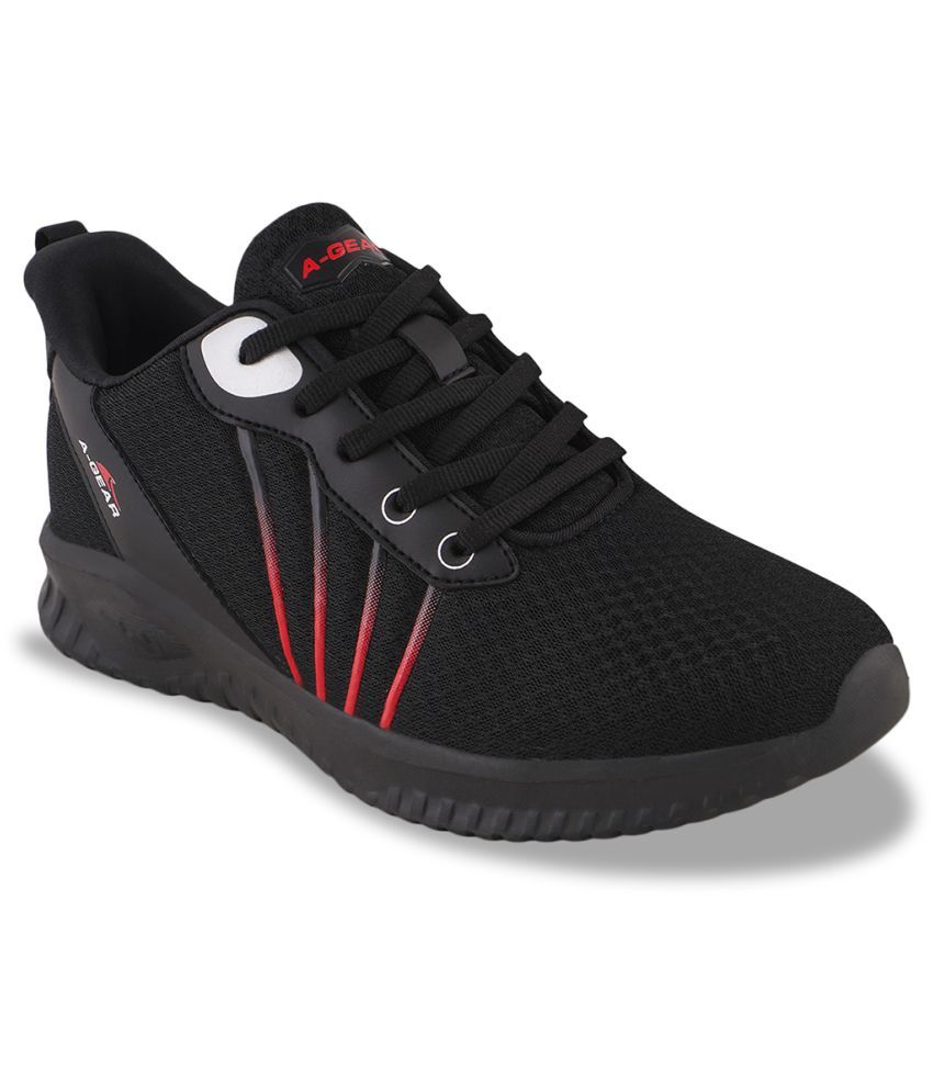     			Campus - AGR-008 Black Men's Sports Running Shoes