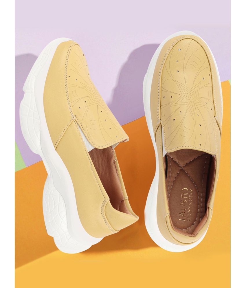     			Fausto - Yellow Women's Sneakers