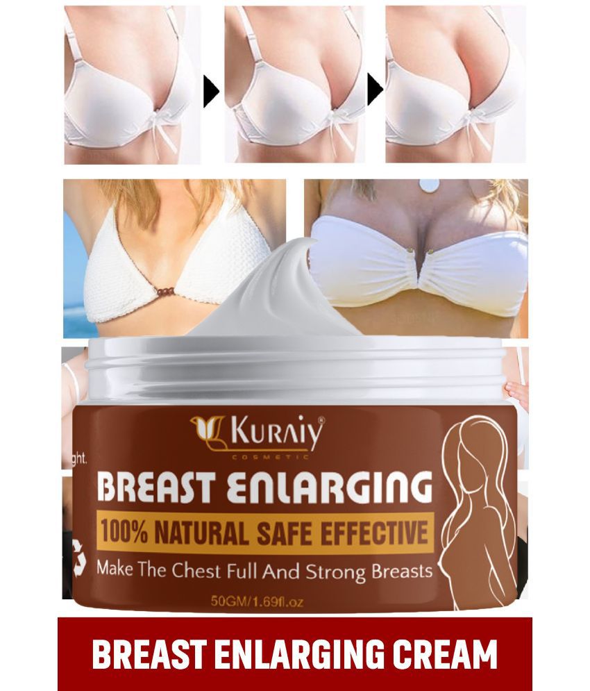     			KURAIY Safe Breast Enlargement Cream Chest Enhancement Elasticity Promote Female Hormone Breast Lift Firming Massage Up Size Bust Care