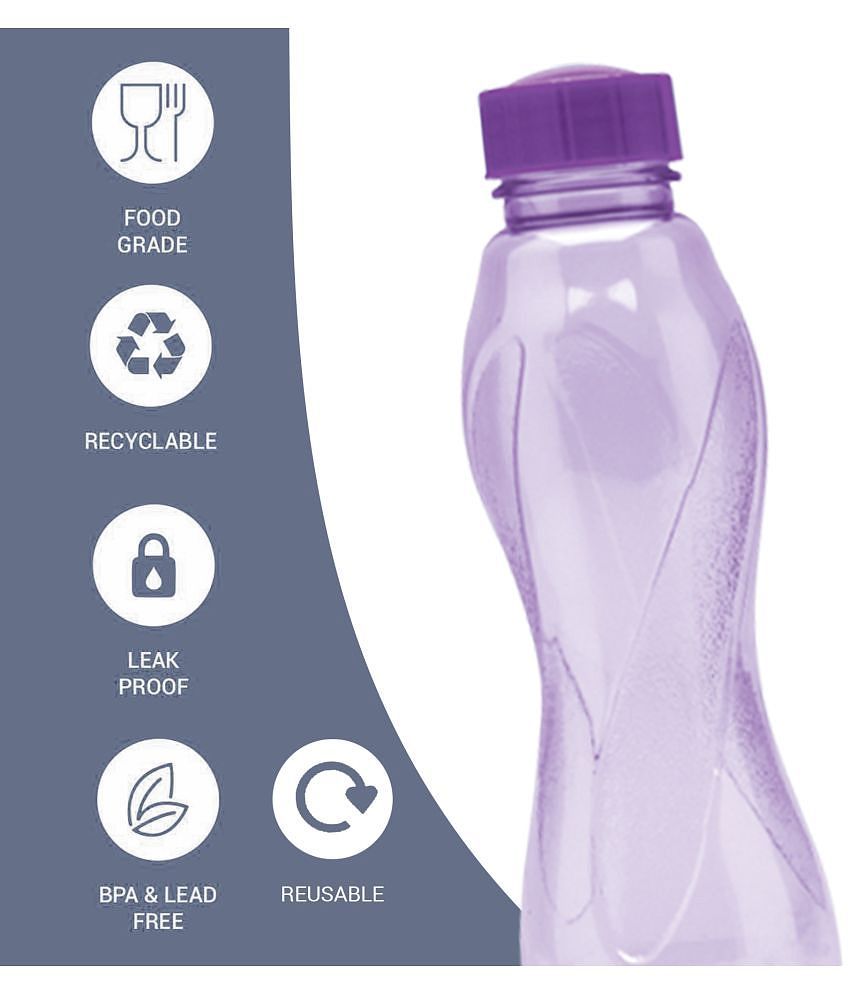 Milton - Purple Water Bottle 1000 mL ( Set of 6 ) - Purple