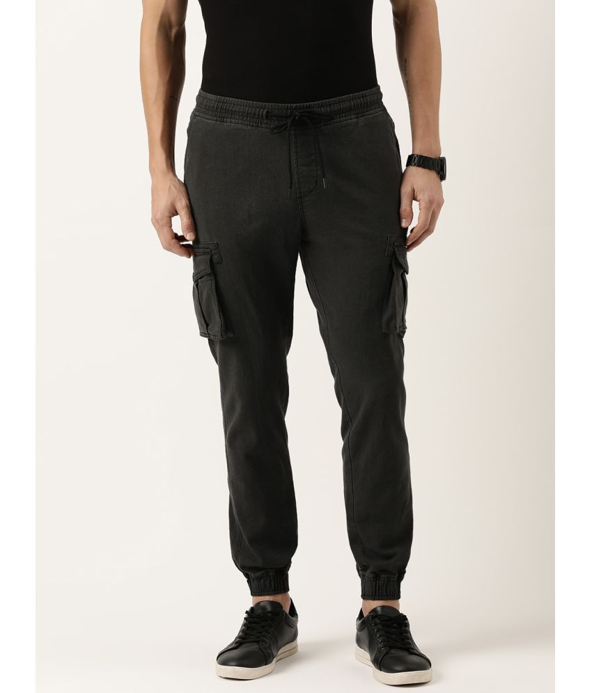     			IVOC - Charcoal Cotton Blend Regular Fit Men's Jeans ( Pack of 1 )