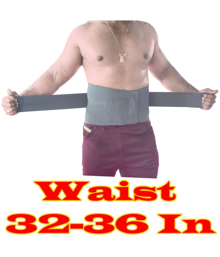     			JMALL 32 to 36 inch Waist Trimmer Belt Weight Loss Abdominal Support M