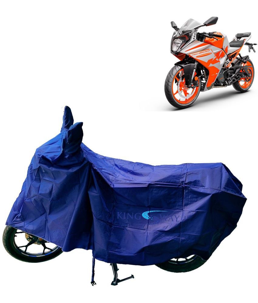     			Kingsway - Bike Body Cover for KTM All Bike Models ( Pack of 1 ) , Blue